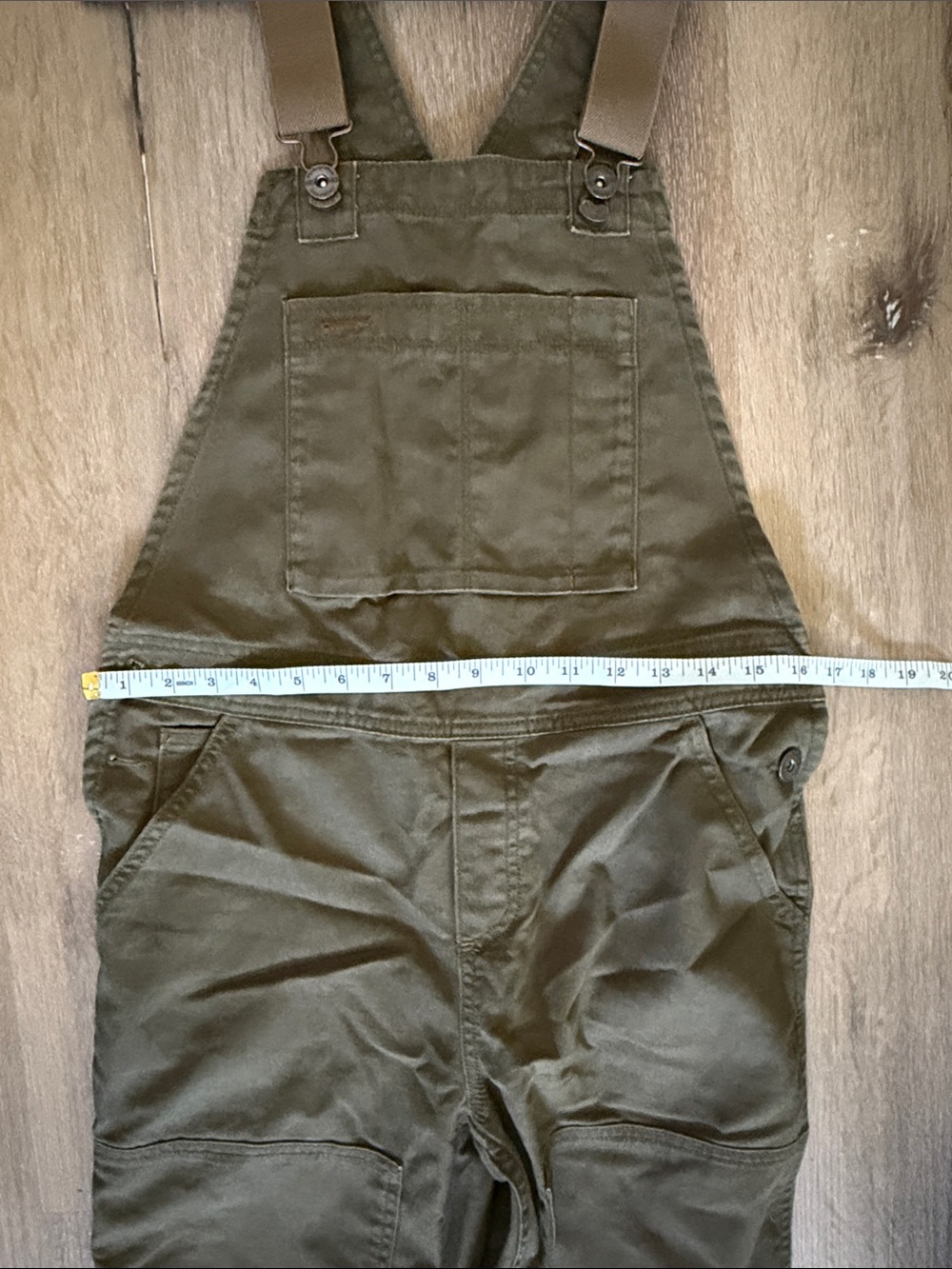 REI Olive Green Utility Bib Overalls - Picture 8 of 11